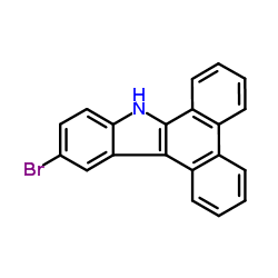 12-Bromo-9H-dibenzo[a,c]carbazole结构式