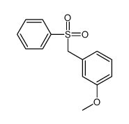 1-(benzenesulfonylmethyl)-3-methoxybenzene Structure