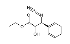 (2S,3S)-3-Azido-2-hydroxy-3-phenyl ethyl propanoate结构式