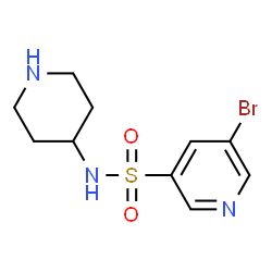 5-bromo-N-(piperidin-4-yl)pyridine-3-sulfonamide picture