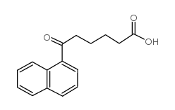 6-(1-NAPHTHYL)-6-OXOHEXANOIC ACID结构式