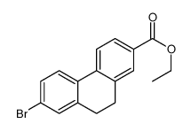 ethyl 7-bromo-9,10-dihydrophenanthrene-2-carboxylate结构式