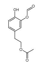 3-(formyloxy)-4-hydroxyphenethyl acetate结构式