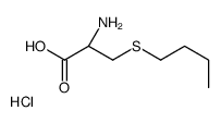 (2R)-2-amino-3-butylsulfanylpropanoic acid,hydrochloride Structure