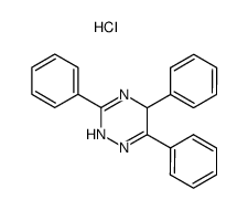 3,5,6-triphenyl-2,5-dihydro-1,2,4-triazin-4-ium chloride Structure