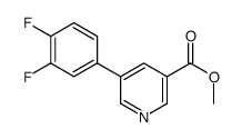 methyl 5-(3,4-difluorophenyl)pyridine-3-carboxylate Structure