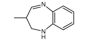 3-methyl-2,3-dihydro-1H-benzo[b][1,4]diazepine结构式