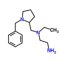 N-[(1-Benzyl-2-pyrrolidinyl)methyl]-N-ethyl-1,2-ethanediamine Structure