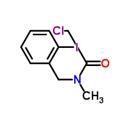 2-Chloro-N-(2-iodobenzyl)-N-methylacetamide Structure