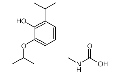 methylcarbamic acid,2-propan-2-yl-6-propan-2-yloxyphenol Structure