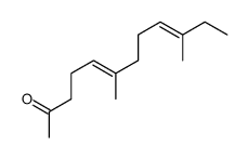 6,10-dimethyldodeca-5,9-dien-2-one结构式