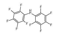 Bis(pentafluorophenyl)phosphine Structure