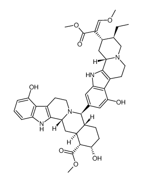 (3β)-9,17α-Dihydroxy-21β-[[(16E)-16,17-didehydro-17-methoxy-16-(methoxycarbonyl)-9-hydroxycorynan]-10-yl]yohimban-16α-carboxylic acid methyl ester structure