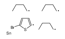 (5-BROMOTHIOPHEN-2-YL)TRIBUTYLSTANNANE structure