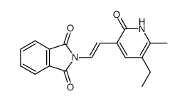 3-(2-Phthalimido-ethenyl)-5-ethyl-6-methylpyridin-2(1H)-one Structure
