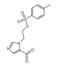 5-nitro-1-(2-tosyloxyethyl)imidazole结构式