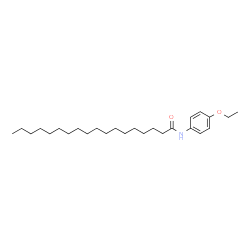 Octadecanamide, N-(4-ethoxyphenyl)-结构式