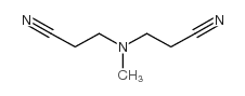 Propanenitrile,3,3'-(methylimino)bis- structure