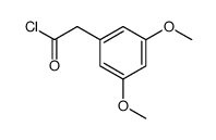 2-(3,5-dimethoxyphenyl)-acetic acid chloride结构式