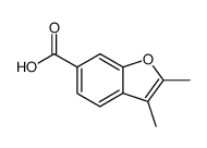 2,3-dimethyl-benzofuran-6-carboxylic acid结构式