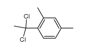 1-(1,1-dichloroethyl)-2,4-dimethylbenzene结构式