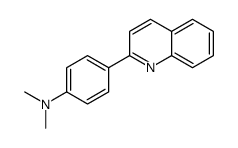 N,N-dimethyl-4-quinolin-2-ylaniline Structure