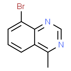 8-溴-4-甲基喹唑啉结构式