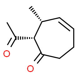 4-Cyclohepten-1-one, 2-acetyl-3-methyl-, cis- (9CI)结构式