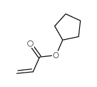 cyclopentyl prop-2-enoate Structure