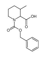 1-((Benzyloxy)Carbonyl)-3-Methylpiperidine-2-Carboxylic Acid Structure