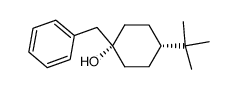 1-Benzyl-cis-4-t-butylcyclohexan-1r-ol结构式