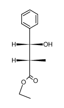 ethyl (2R*,3S*)-3-hydroxy-2-methyl-3-phenylpropanoate结构式