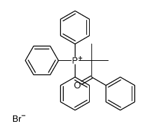 (2-methyl-1-oxo-1-phenylpropan-2-yl)-triphenylphosphanium,bromide结构式