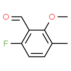 6-Fluoro-2-methoxy-3-methylbenzaldehyde结构式