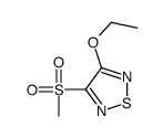 1,2,5-Thiadiazole,3-ethoxy-4-(methylsulfonyl)-(9CI)结构式