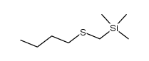 [(butylthio)methyl]trimethylsilane Structure