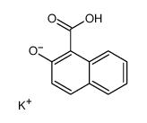 potassium,2-hydroxynaphthalene-1-carboxylate结构式
