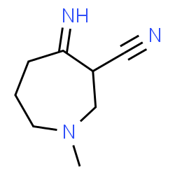 1H-Azepine-3-carbonitrile,hexahydro-4-imino-1-methyl-结构式