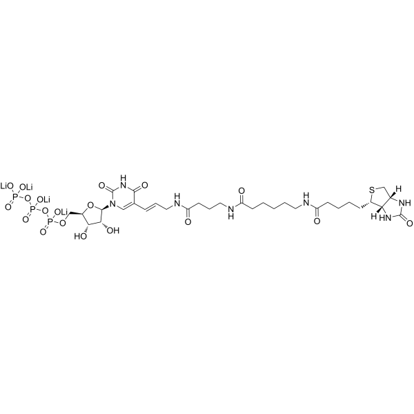 Biotin-16-UTP结构式