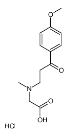 carboxymethyl-[3-(4-methoxyphenyl)-3-oxopropyl]-methylazanium,chloride结构式