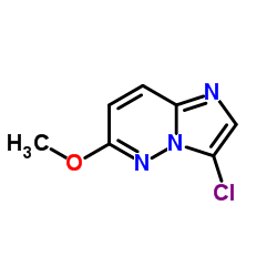 3-Chloro-6-methoxyimidazo[1,2-b]pyridazine Structure