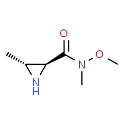 2-Aziridinecarboxamide,N-methoxy-N,3-dimethyl-,trans-(9CI)结构式