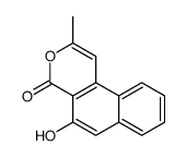 5-hydroxy-2-methylbenzo[f]isochromen-4-one结构式