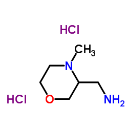 1-(4-Methyl-3-morpholinyl)methanamine dihydrochloride Structure