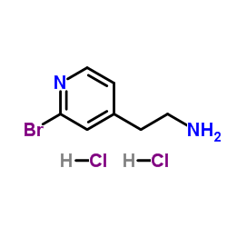 2-(2-Bromo-4-pyridinyl)ethanamine dihydrochloride结构式