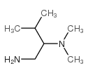 N-[1-(AMINOMETHYL)-2-METHYLPROPYL]-N,N-DIMETHYLAMINE结构式