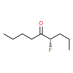 5-Nonanone,4-fluoro-,(4S)-结构式