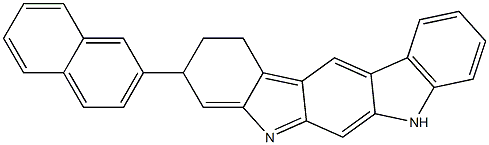 5-(naphthalen-2-yl)-5,7-dihydroindolo[2,3-b]carbazole Structure