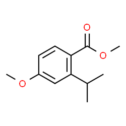 Methyl 2-isopropyl-4-methoxybenzoate结构式
