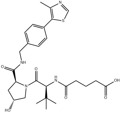 VH 032 amide-alkylC3-acid Structure